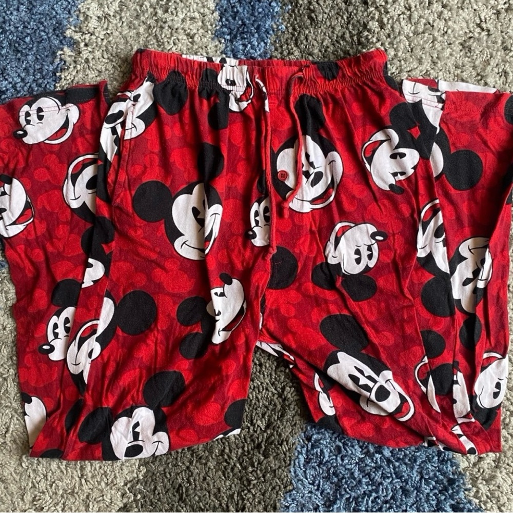 Disney Mickey Mouse Pajama Pants Size Small